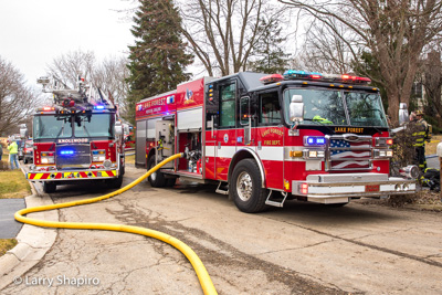 House fire in Lake Forest IL 2-23-17 at 81 W North Avenue Larry Shapiro photographer Shapirophotography.net